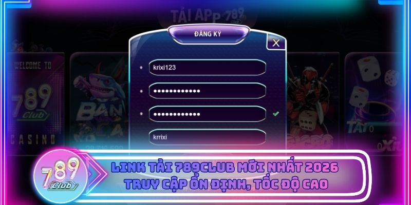 Giao diện trang chủ 789Club được thiết kế trực quan, tối ưu thao tác trên mọi thiết bị