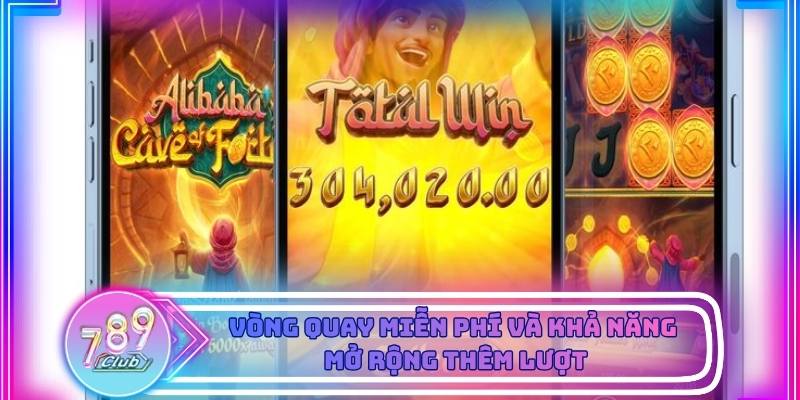 Vòng quay miễn phí mang lại nhiều cơ hội tạo đột biến thưởng cho người chơi